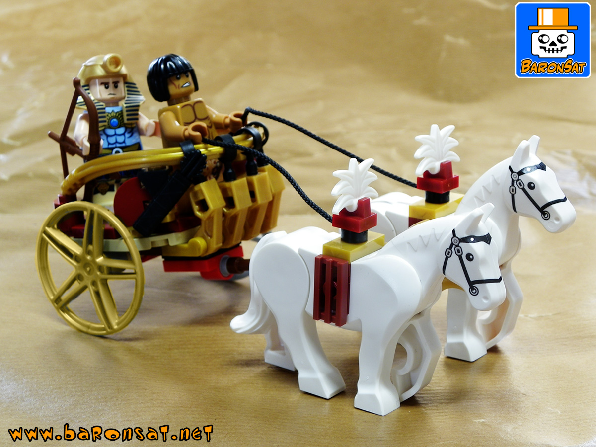Lego Crocodile God Temple & pharaoh war chariot custom models_6