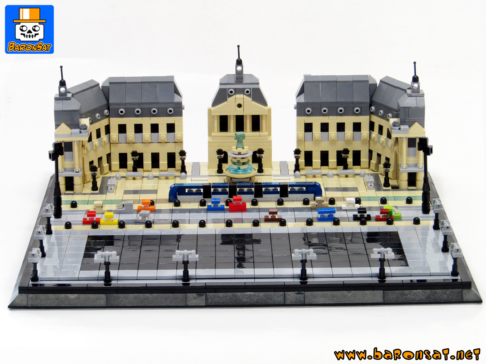 architecture custom moc models made of lego bricks