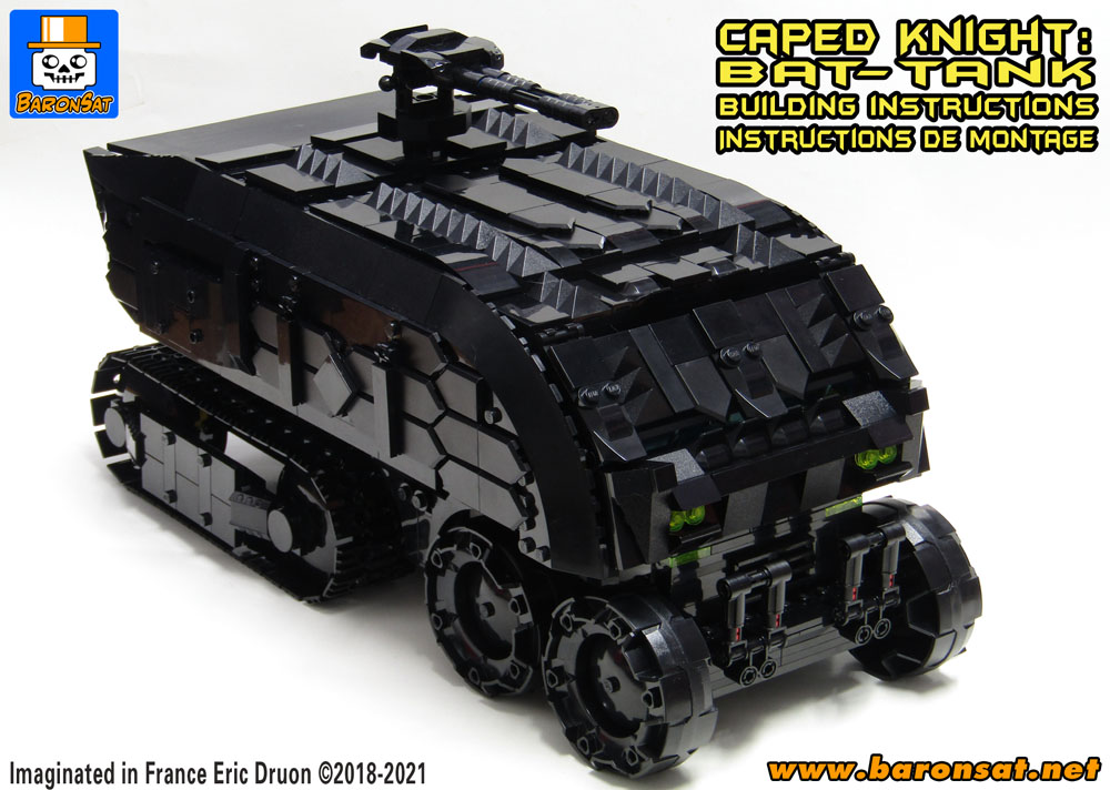 Lego moc Bricks Custom Bat-Tank