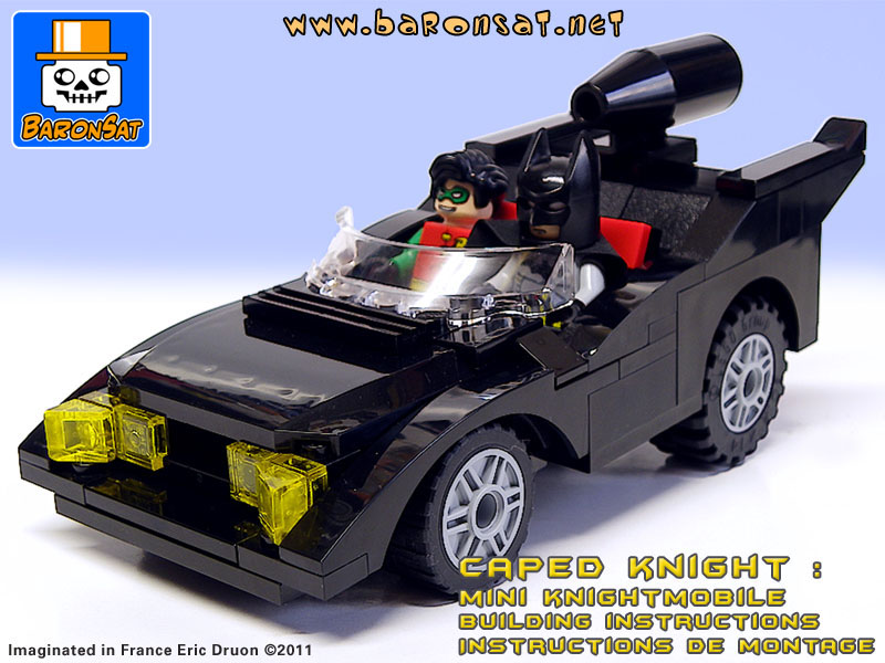 Lego Bricks Custom Model Mini Batmobile