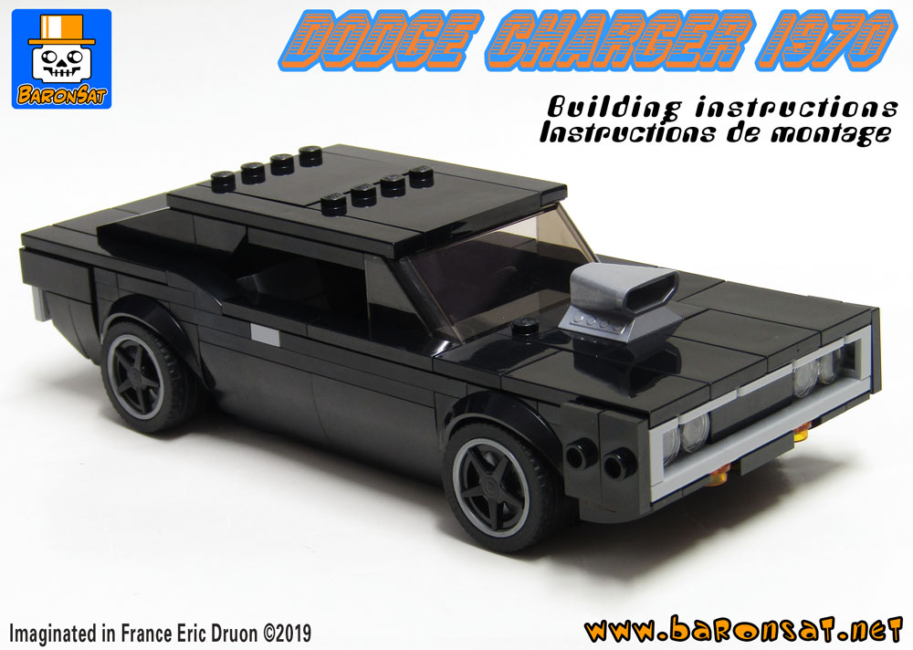 Lego Dodge Charger 1970 building instructions