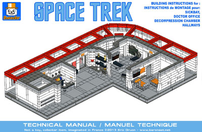 lego sickbay star trek tos custom instructions