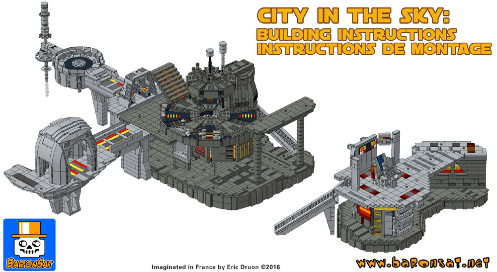 Lego moc Bespin Cloud City Custom Model Building Instructions