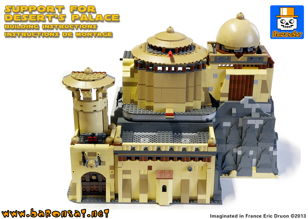 lego jabba palace custom model moc
