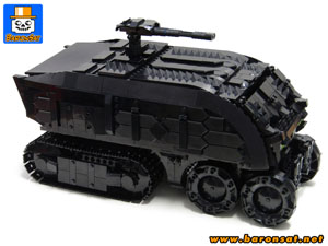 Lego moc Bat-Tank Roof Top Machine Gun
