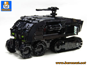 Lego moc Bat-Tank Gatling Gun & Missiles