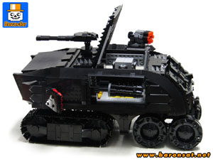 Lego moc Bat-Tank Roof Open