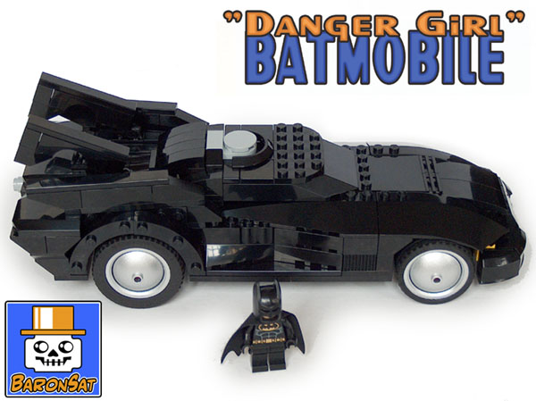Lego moc Danger Girl Custom Model with Batman Minifigure