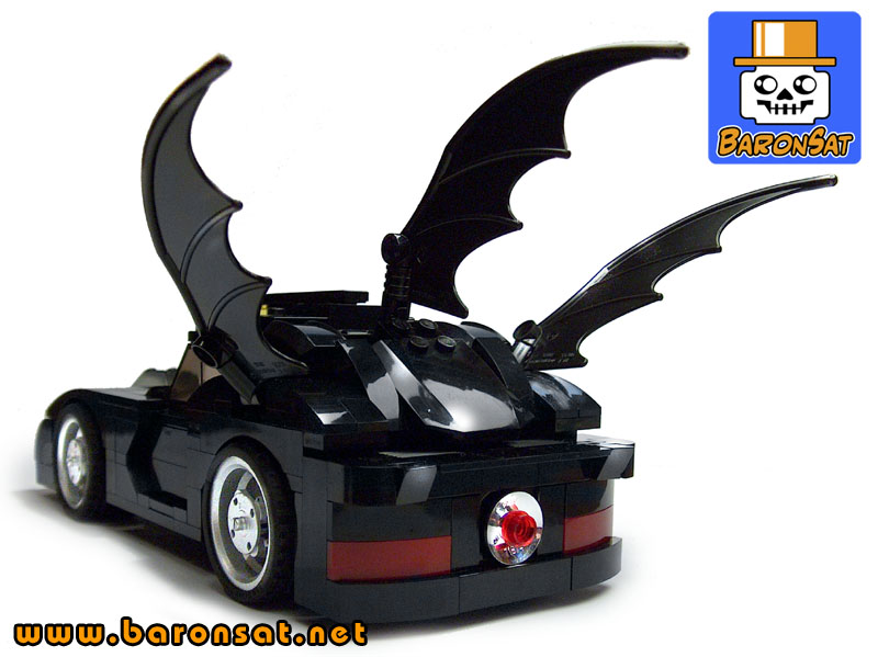 Lego moc Sportscar Batmobile Back