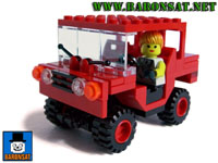 Lego moc Mini Hummer Red