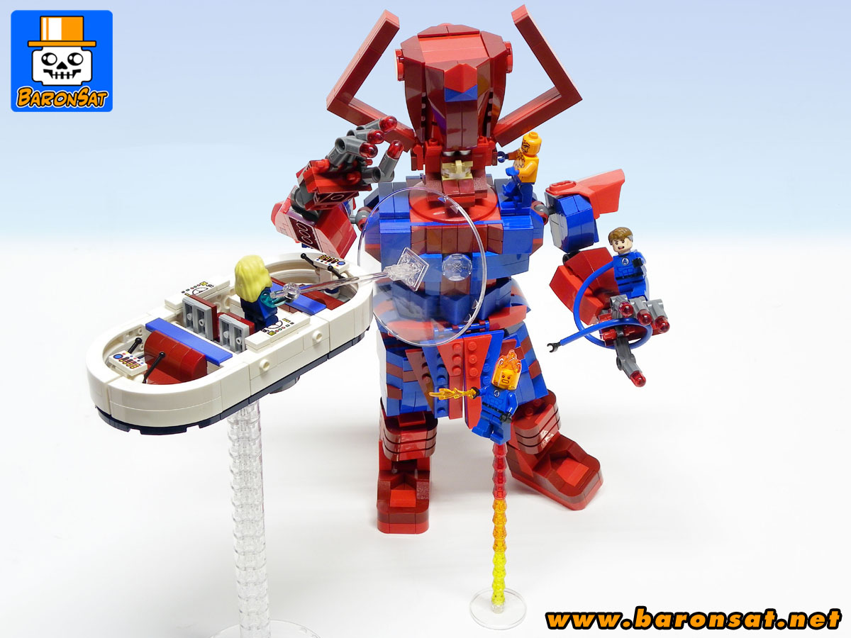 lego galactus vs fantastic four custom model_3