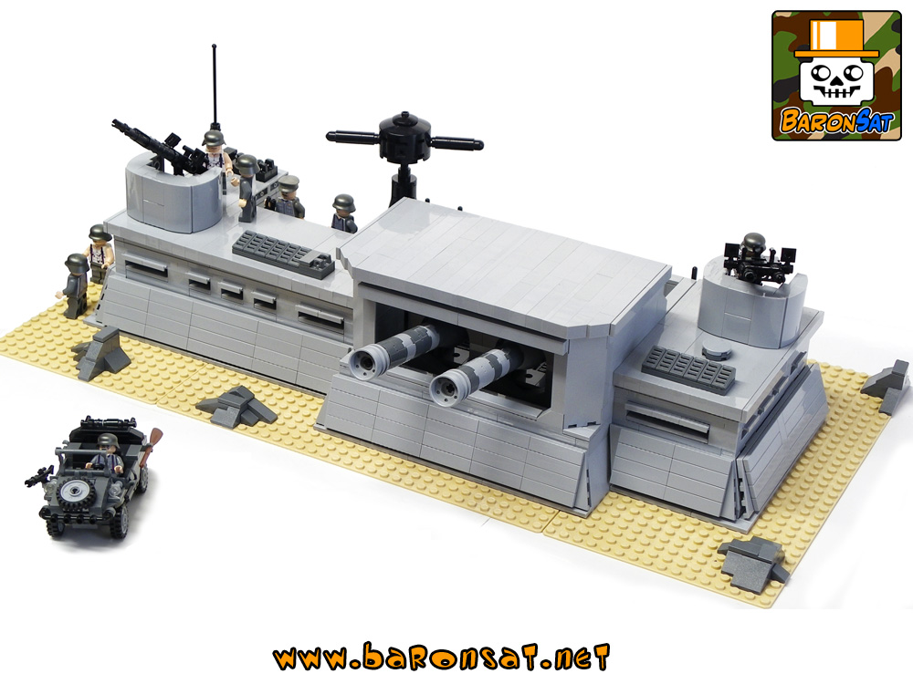 Lego moc german coastal defence