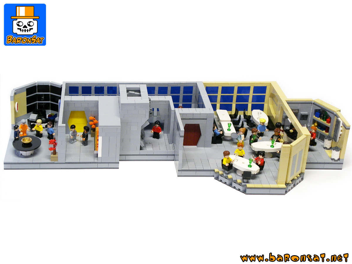 Lego moc K-7 Space Station Star Trek TOS custom 3 models