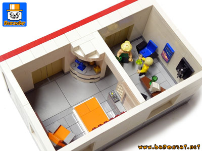 Lego moc ncc-1701 captain kirk's cabin