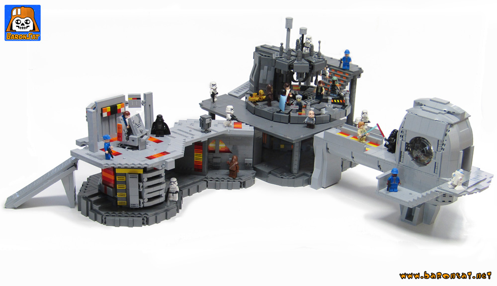 Lego moc Bespin Cloud City Carbon Freeze Chamber & Torture Chamber & Control Room
