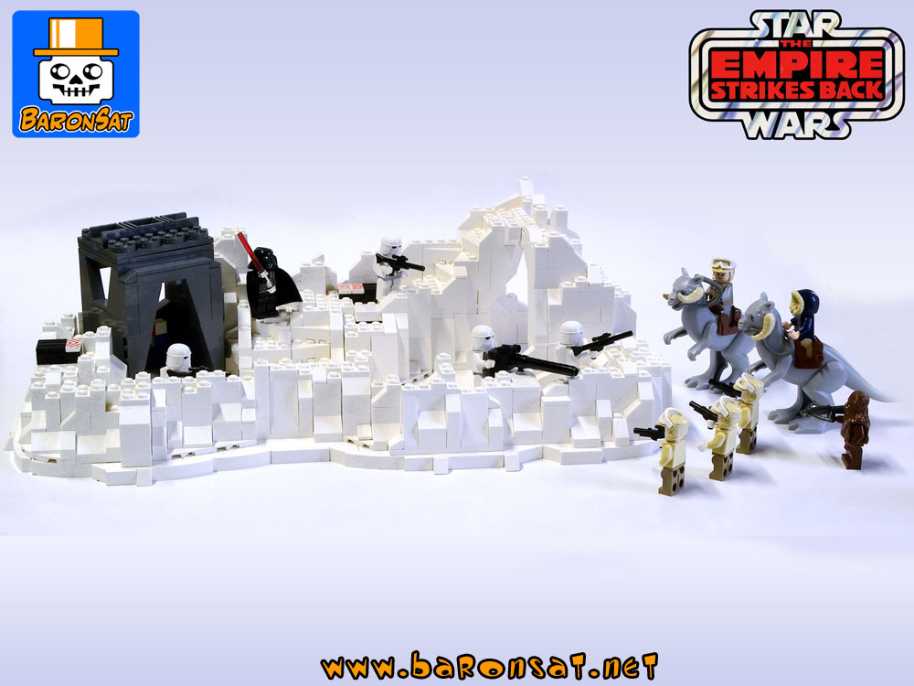 Lego Imperial Attack Base Hoth custom bricks model_1