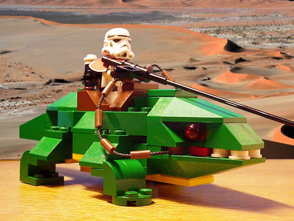 Lego moc Patrol Dewback Desert
