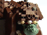 lego rancor custom model