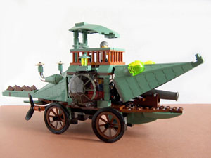 Lego moc Crocodile Tank shows cannon