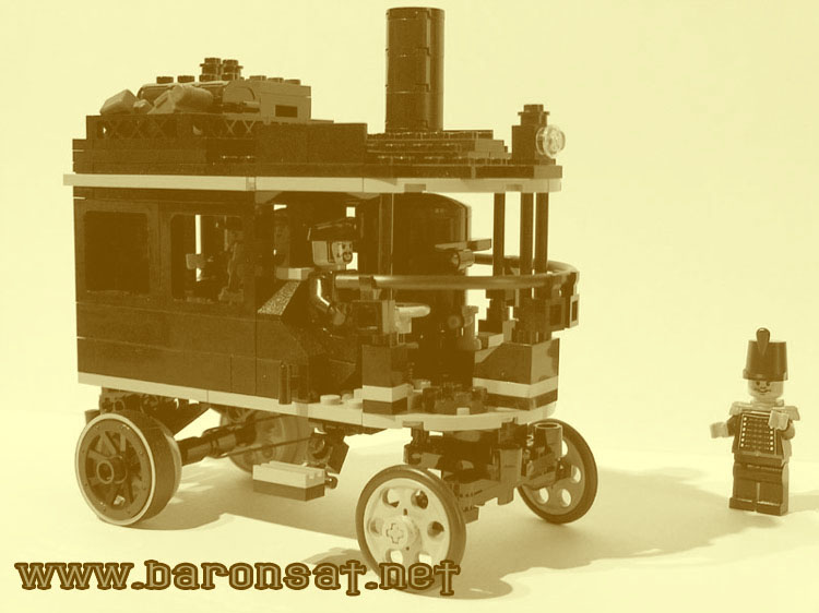Lego moc steampunk & Victorain custom models made of bricks