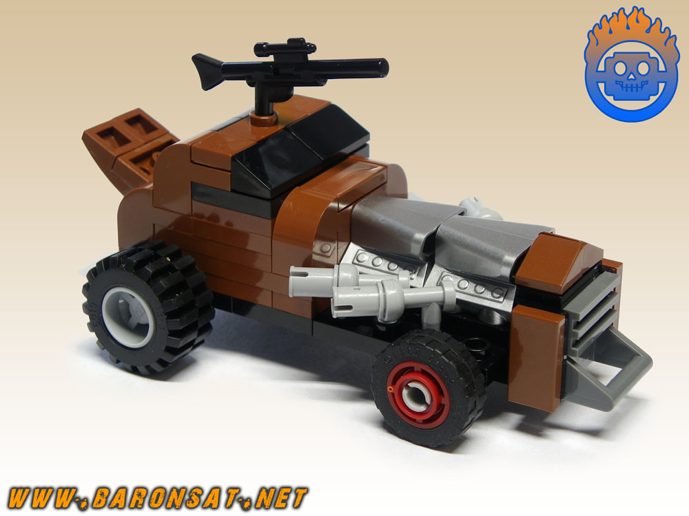 Lego moc micro DODGE ROADSTER ELVIS mad max custom model