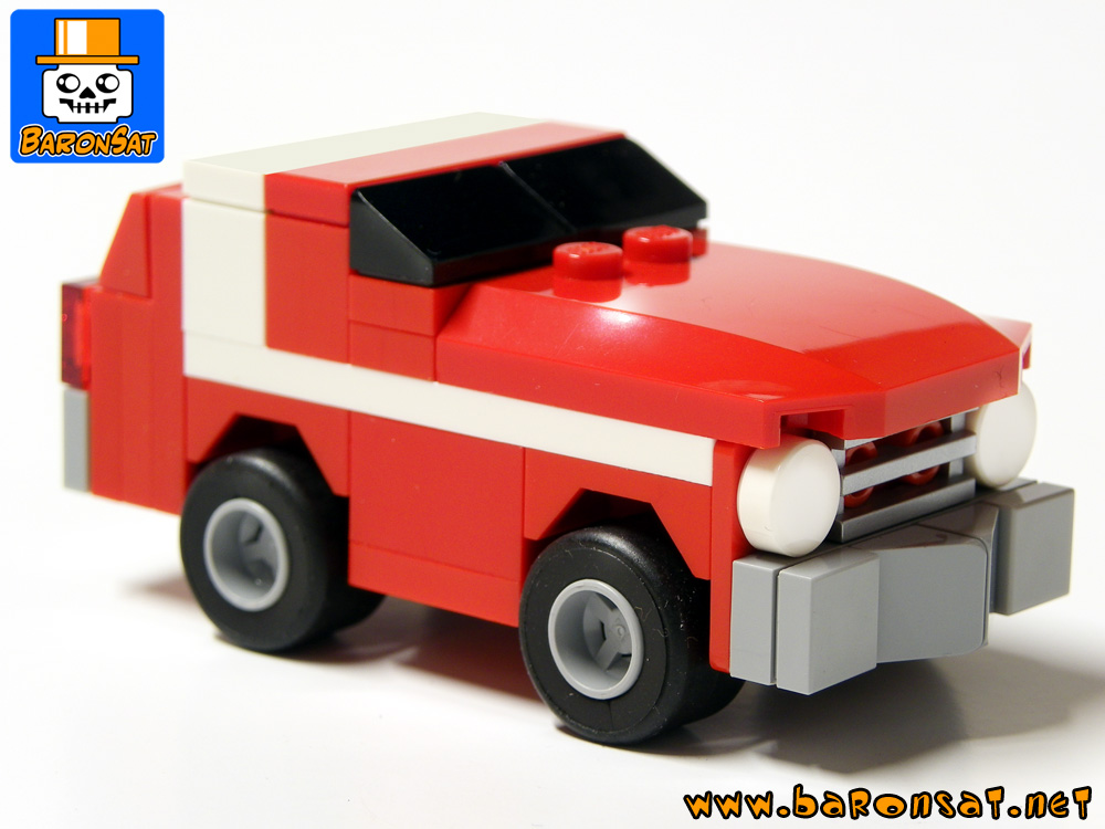 micro starsky hutch ford torino custom moc models made of lego bricks