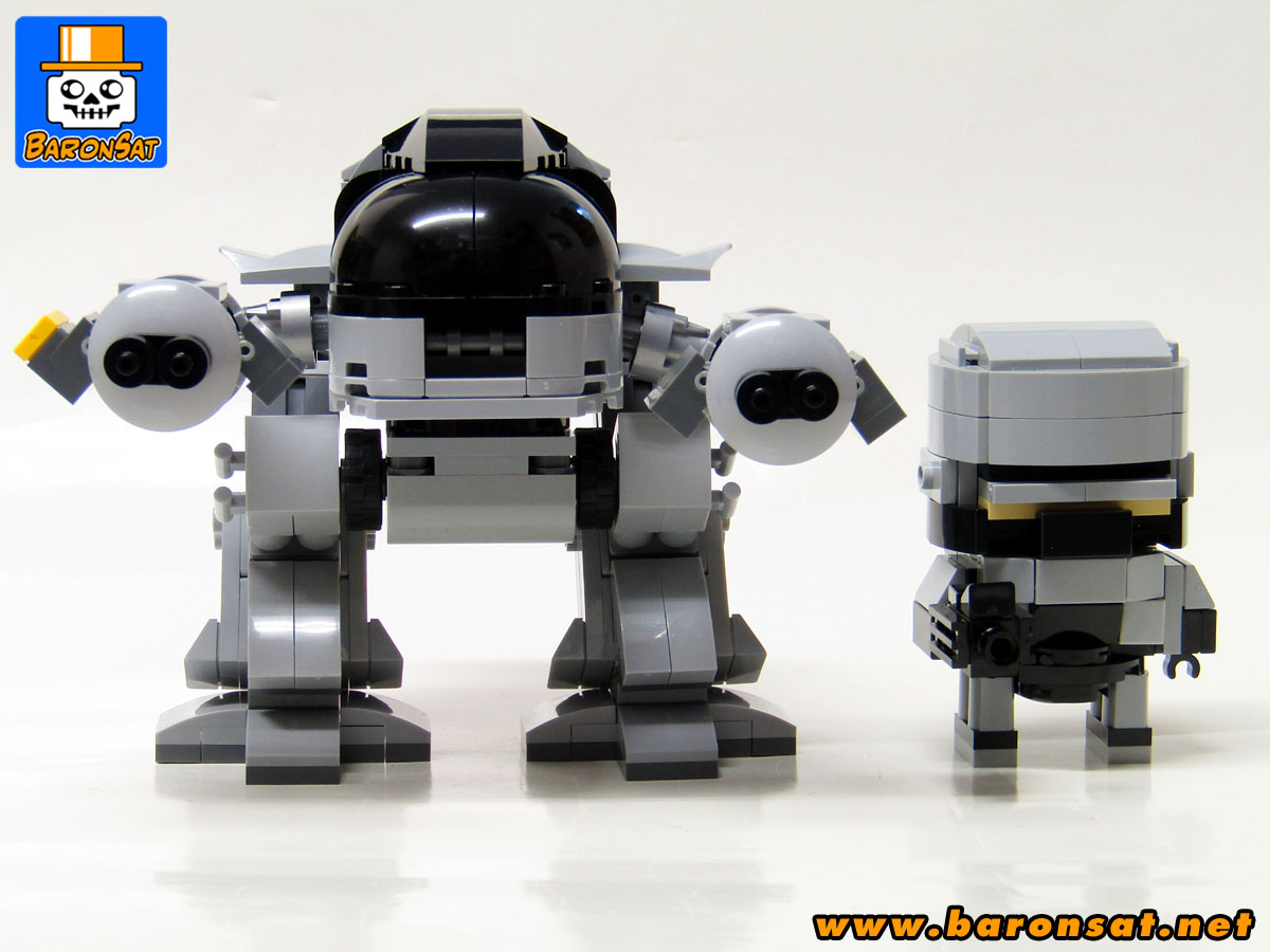 lego moc Robocop ED-209  Front Brickheadz