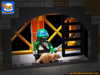 TMNT Leonardo in sewers Lego moc