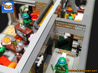 TMNT lair assembled Lego moc