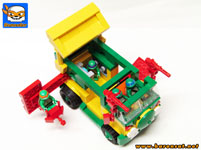 TMNT Party Wagon Inside Lego moc