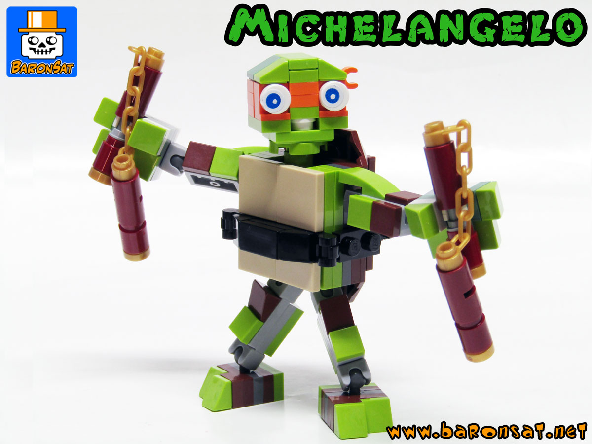 Lego moc Michelangelo custom models