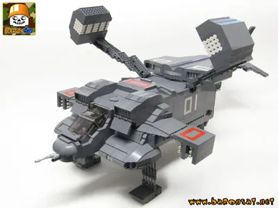 forbidden planet custom moc models made of lego bricks