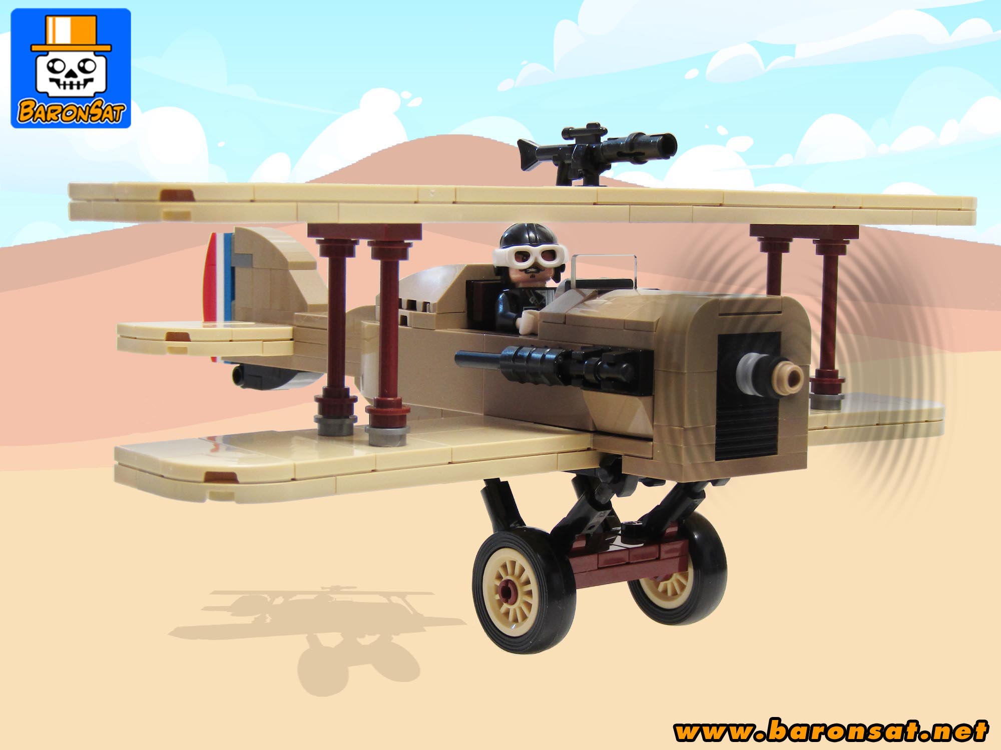 Lego moc Adventurers Redux Biplan