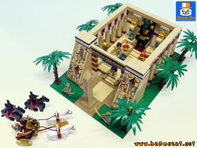 Lego moc Ancient Crocodile Temple custom model