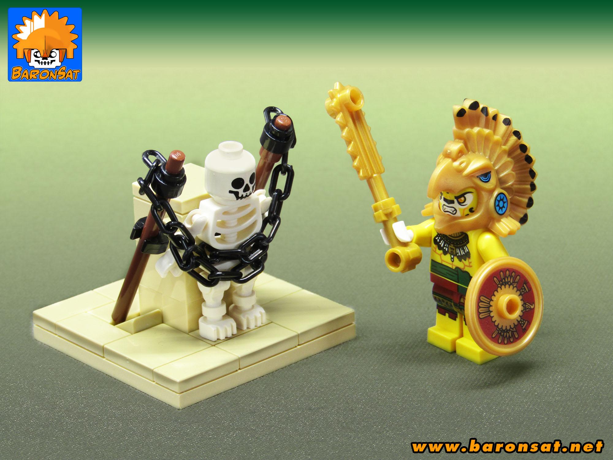 Lego moc jaguar warrior & dead prisoner