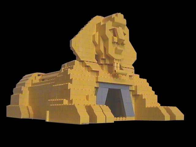 Lego moc Ancient Sphinx Temple custom model