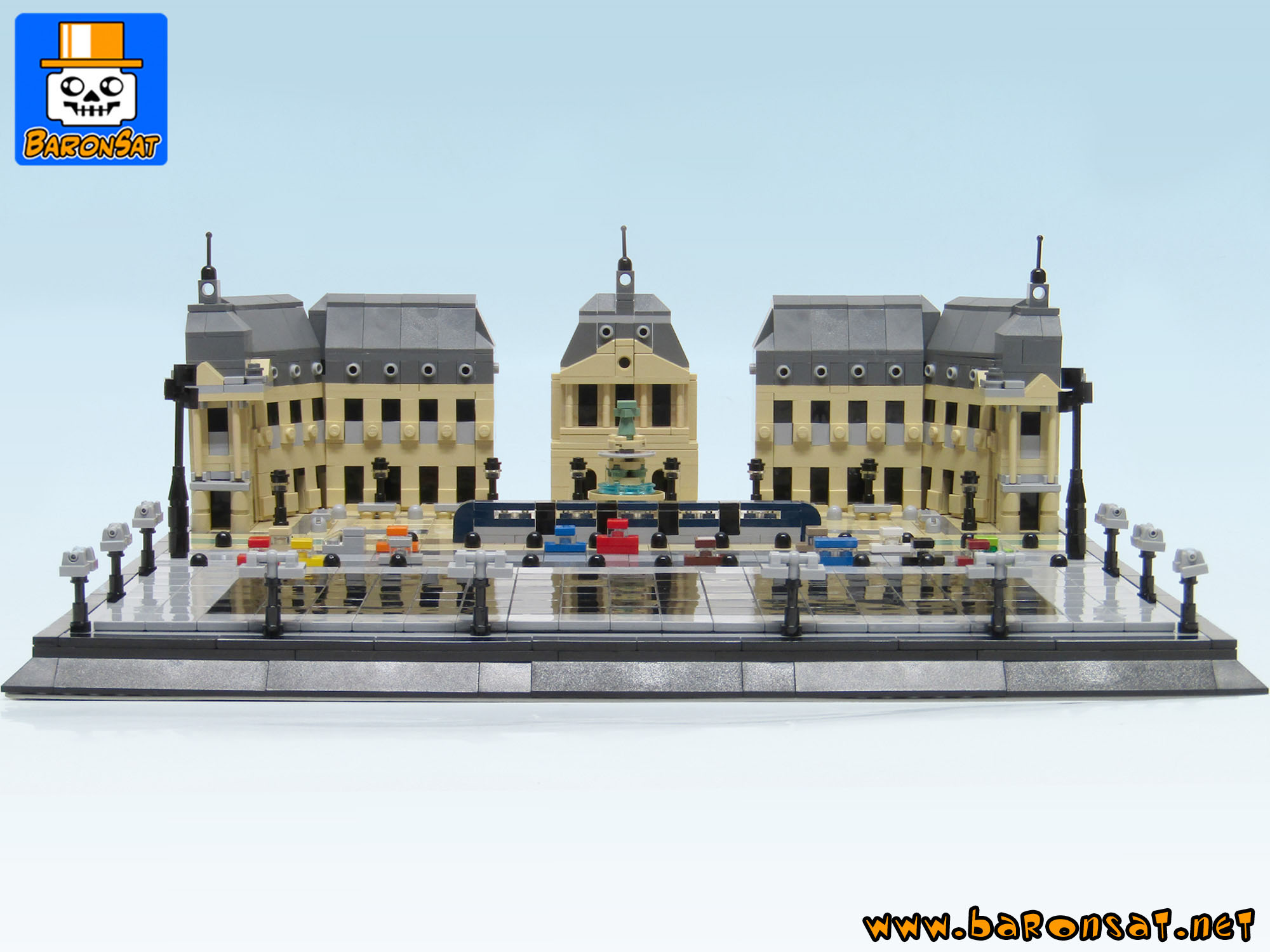 Lego moc Architecture Miroir Eau BDX