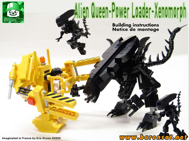 Alien Queen Vs Power Loader Lego moc instructions