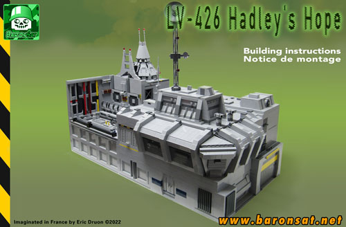 Lego moc Aliens Dropship Building Instructions
