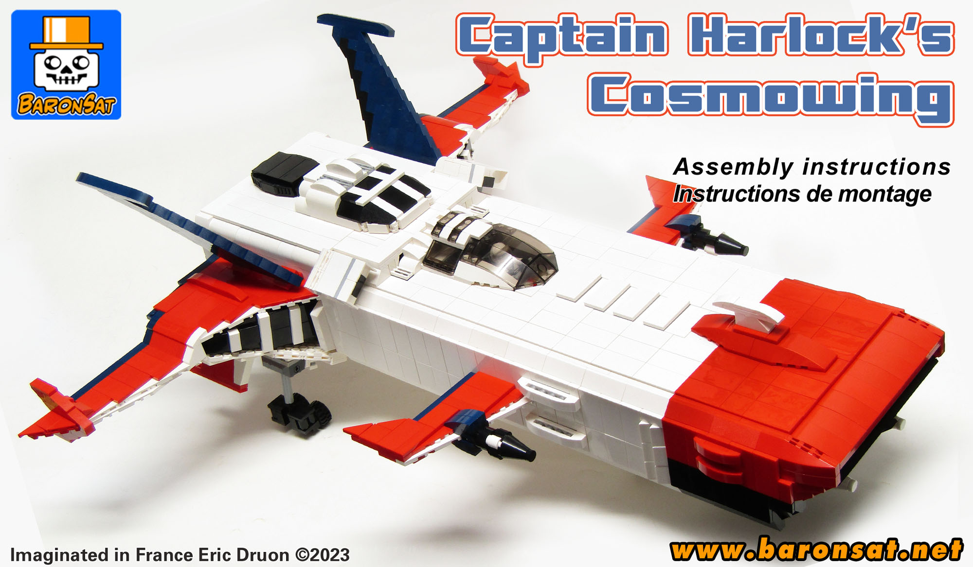 moc instructions cosmowing harlock