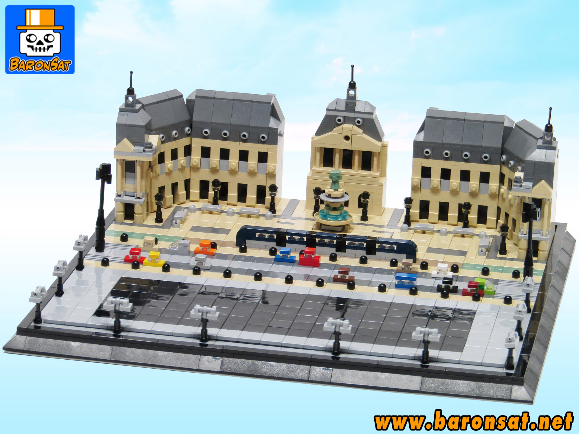 Lego moc City Architecture Bordeaux City France