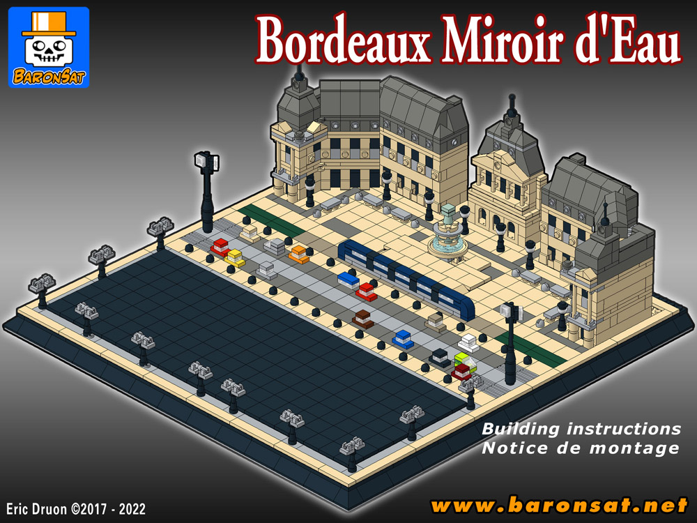 Lego Miroir d'eau building-instructions-city-custom moc