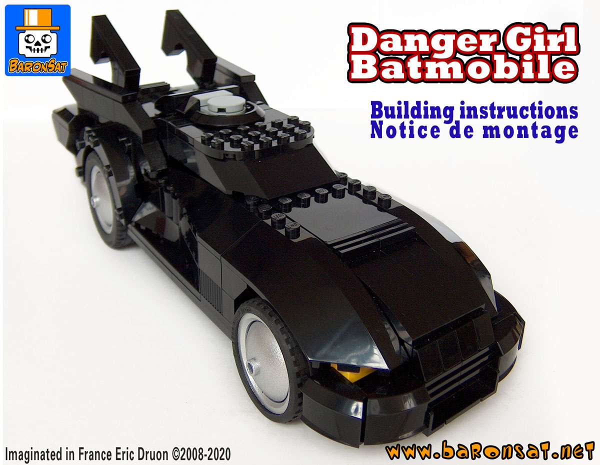 Lego moc Danger Girl Custom Model Building Instructions
