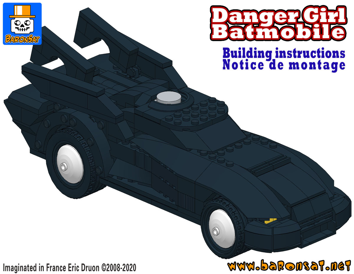 Lego moc Danger Girl Custom Model Sample Instructions