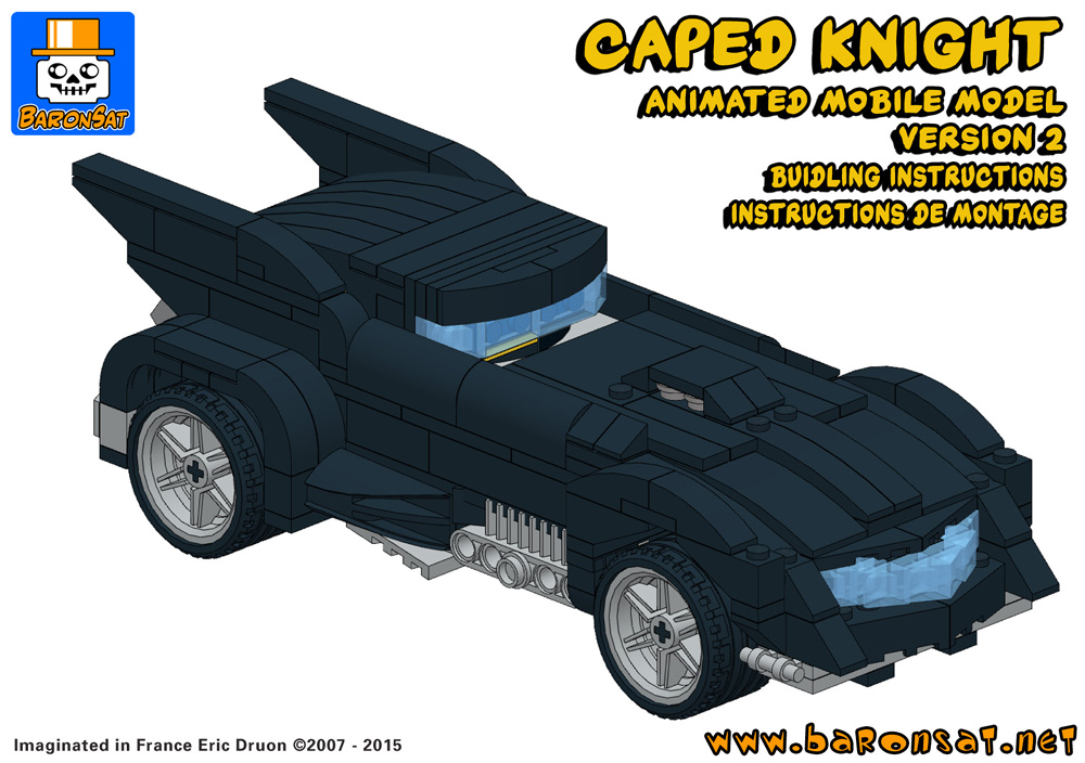 Instructions Lego Bricks Custom Batmobile The Batman 2