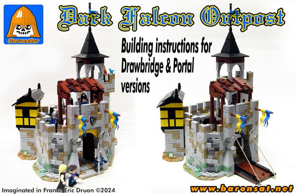 Lego moc Black Falcon Outpost Building Instructions