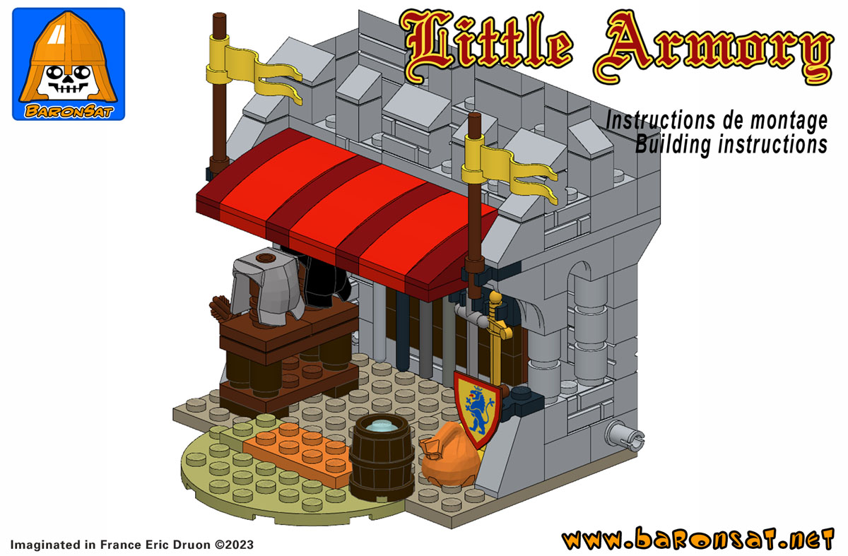Armor shop  6041 lego moc instructions sample