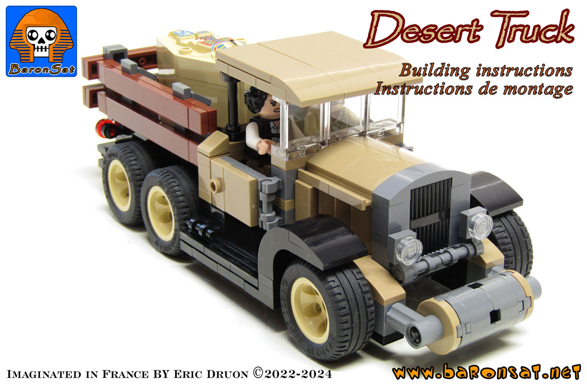 Lego moc Adventurers Desert Truck Instructions