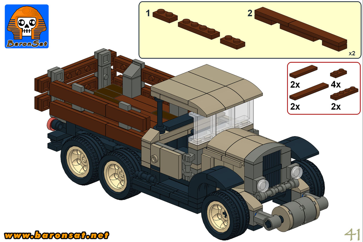 Lego moc Adventurers Desert Truck Instructions Sample