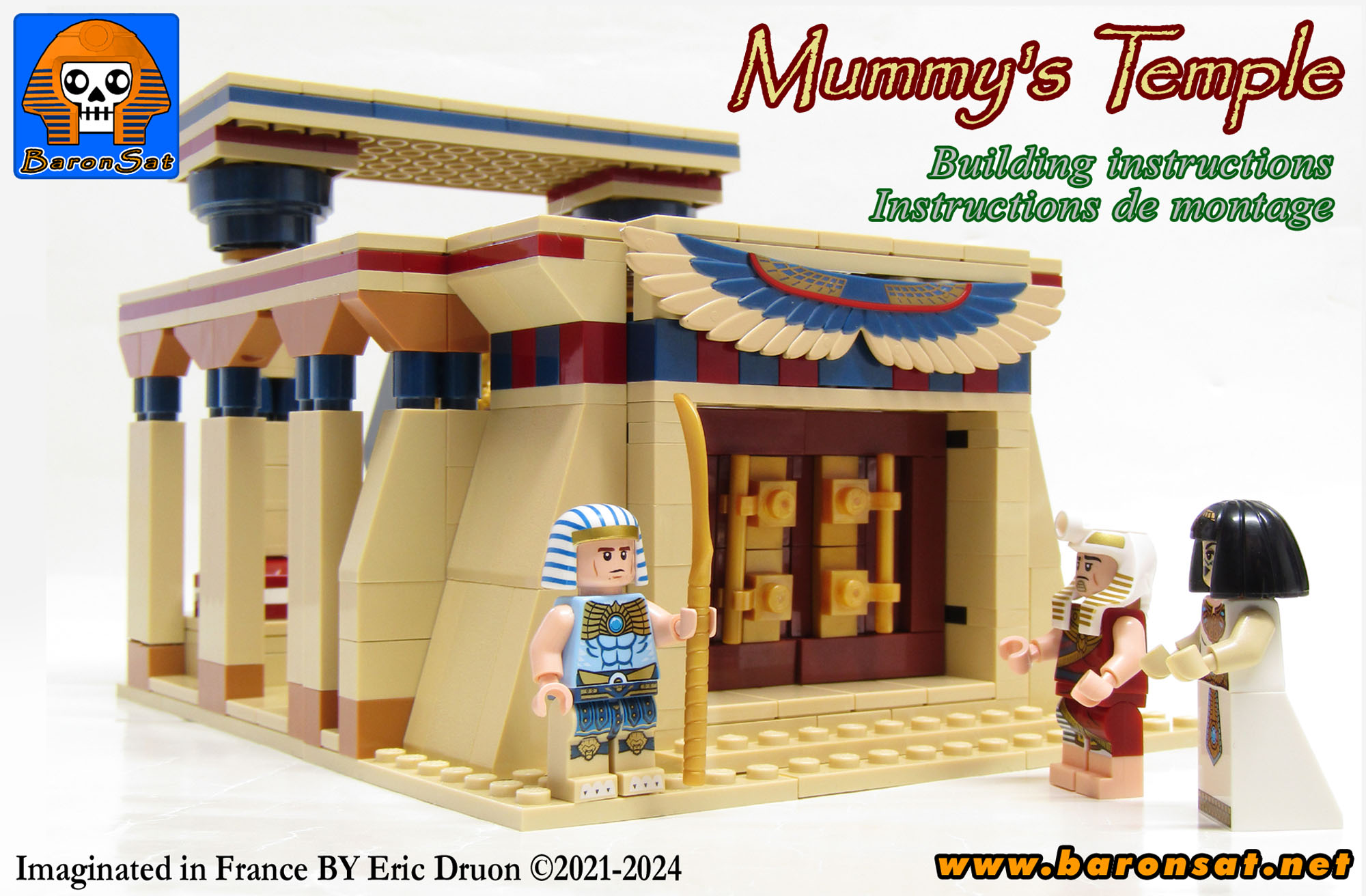 Lego moc Adventurers Mummy's Temple Instructions